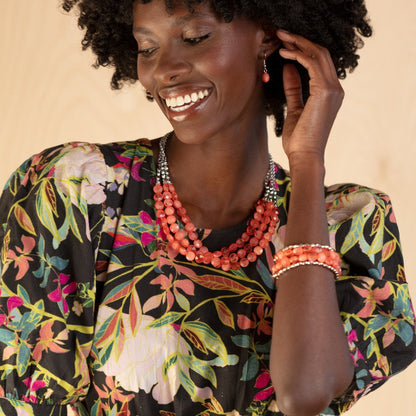 Pacific Picnic - orange - Paparazzi necklace