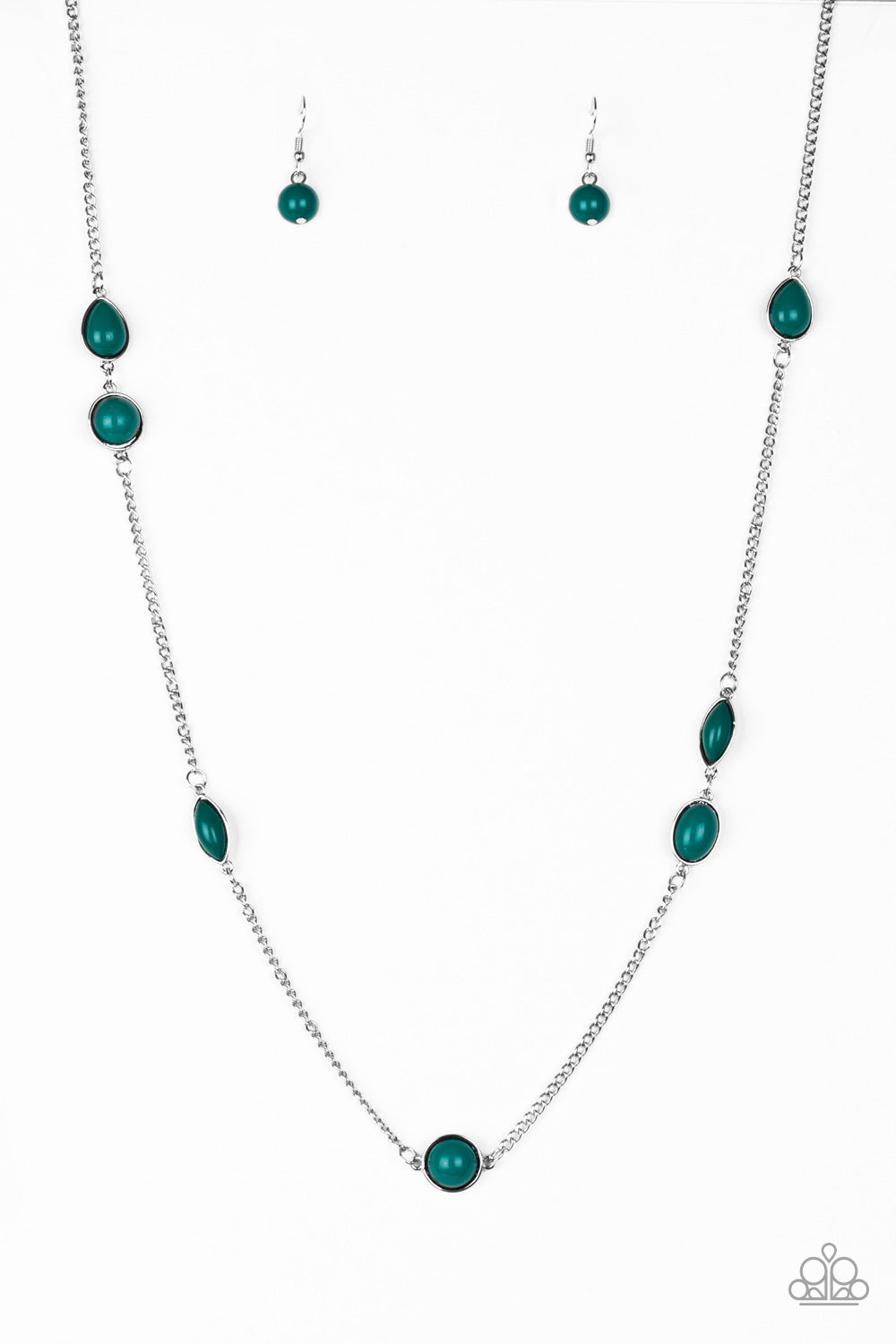 Pacific Piers - green - Paparazzi necklace