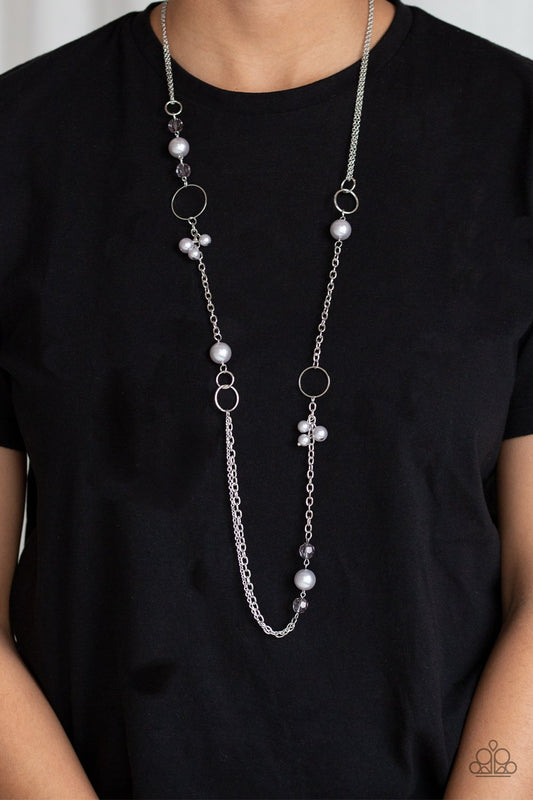 Pageant Princess-silver-Paparazzi necklace