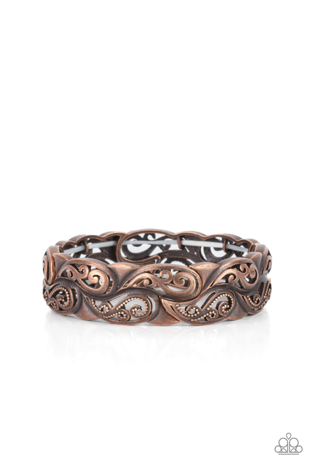 Paisley Portico - copper - Paparazzi bracelet