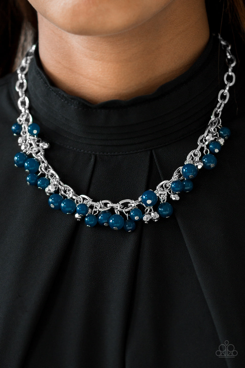 Palm Beach Boutique - blue - Paparazzi necklace