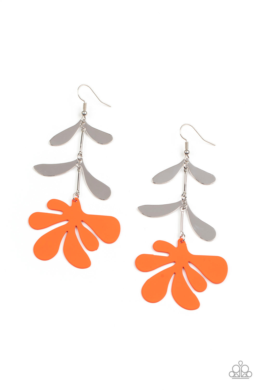 Palm Beach Bonanza - orange - Paparazzi earrings