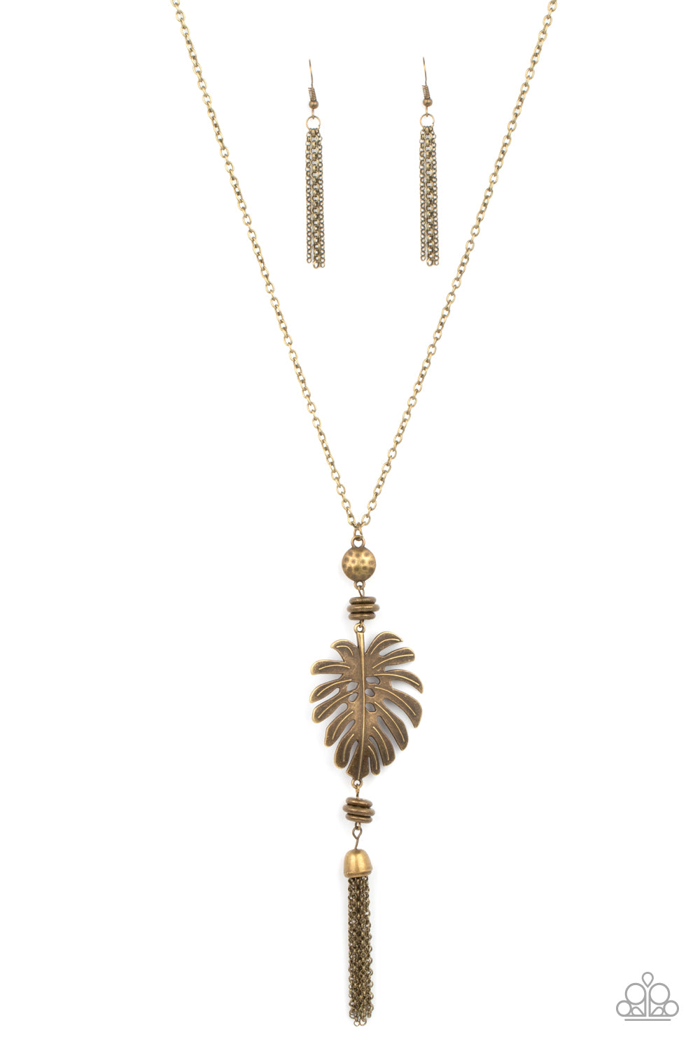 Palm Promenade - brass - Paparazzi necklace