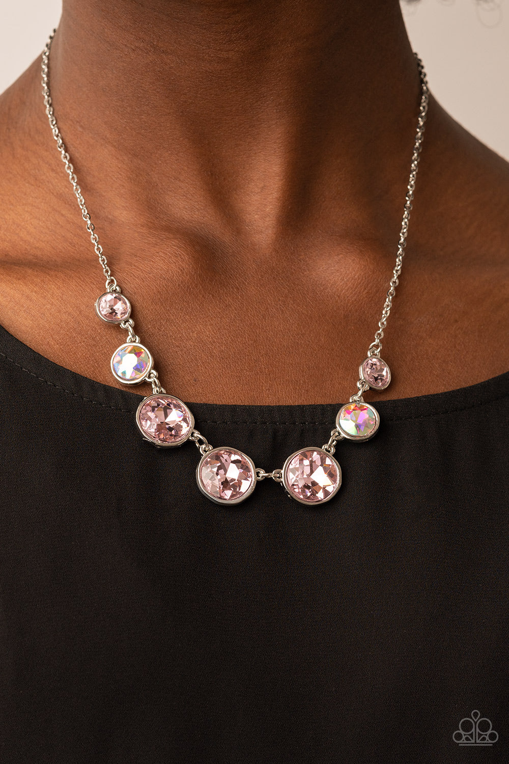 Pampered Powerhouse - pink - Paparazzi necklace – JewelryBlingThing