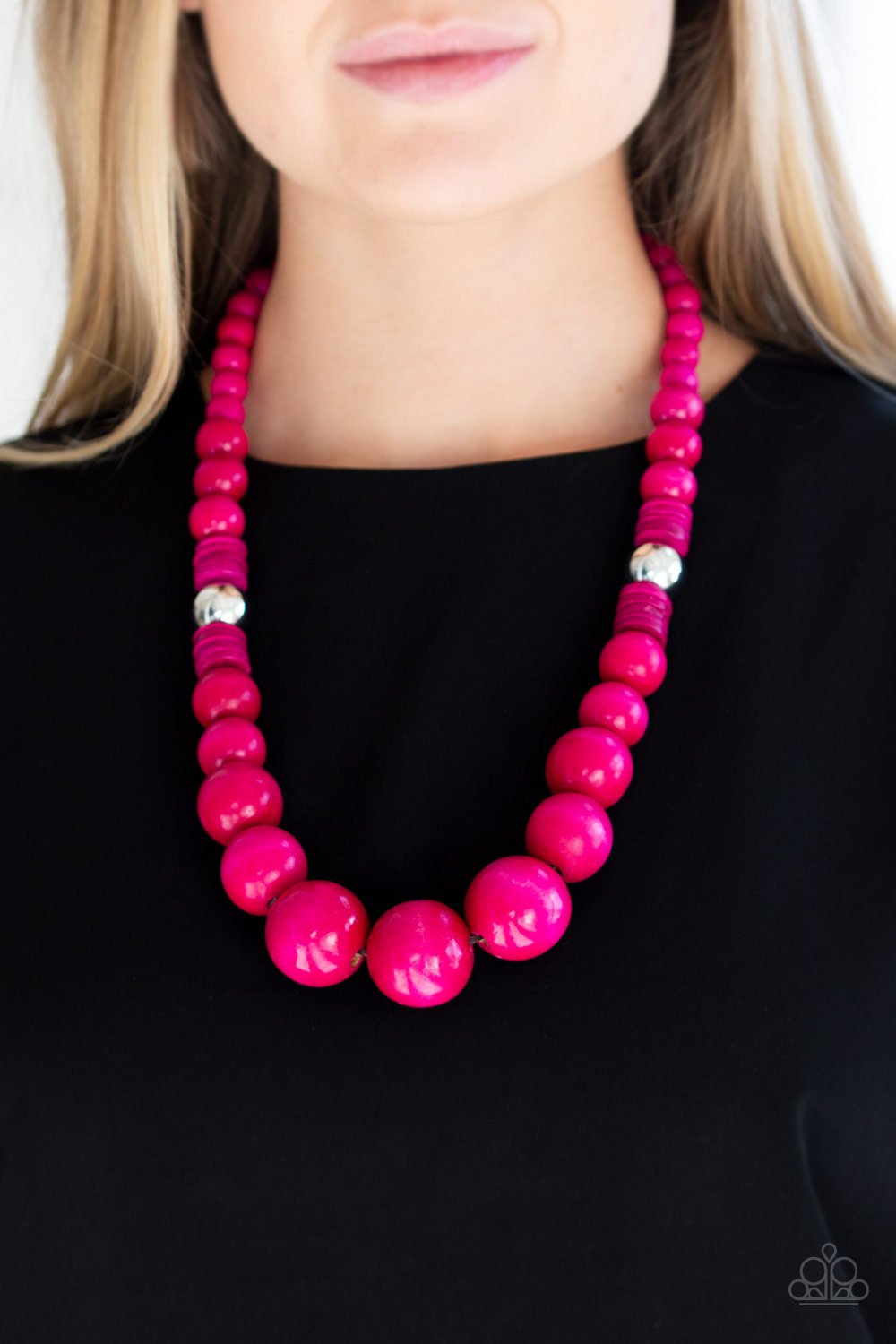 Panama Panorama - pink - Paparazzi necklace