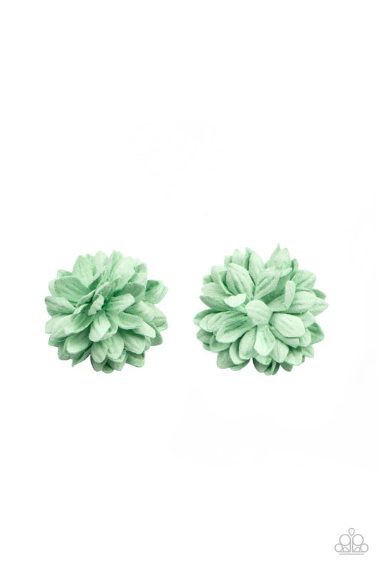 Paper Paradise - green - Paparazzi hair clip