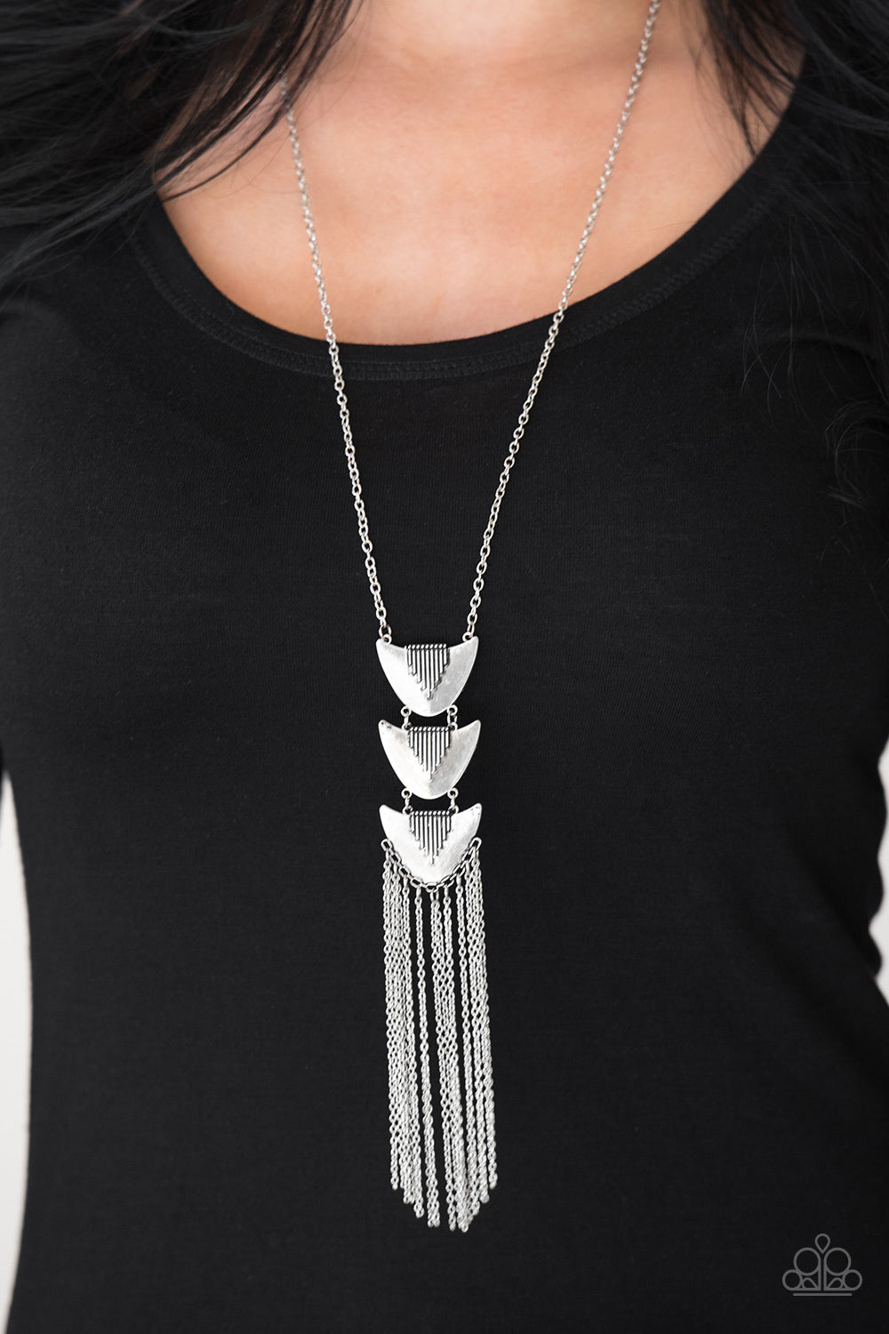 Paradise Prowess - silver - Paparazzi necklace