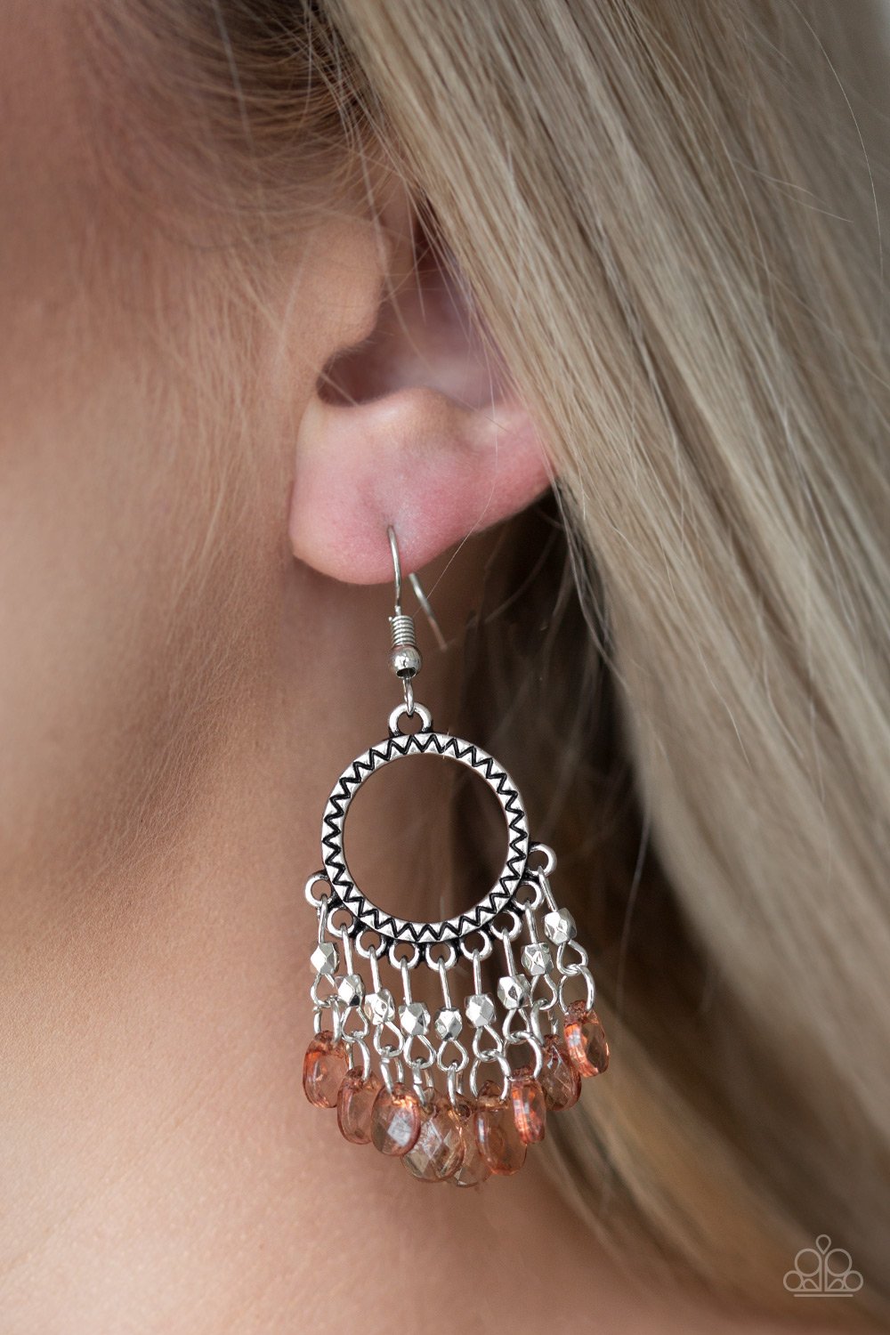 Paradise Palace - brown - Paparazzi earrings
