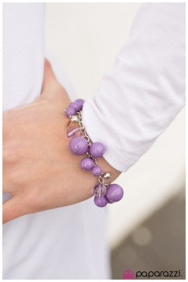 Pardon My French - Purple - Paparazzi Bracelet