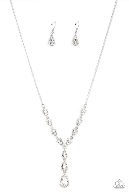 Park Avenue A-Lister - white - Paparazzi necklace