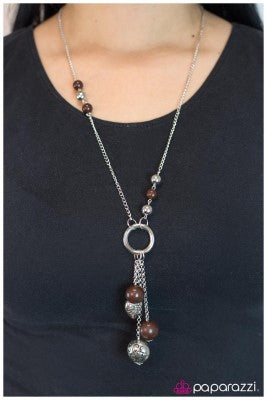 Part of the Movement - brown - Paparazzi necklace