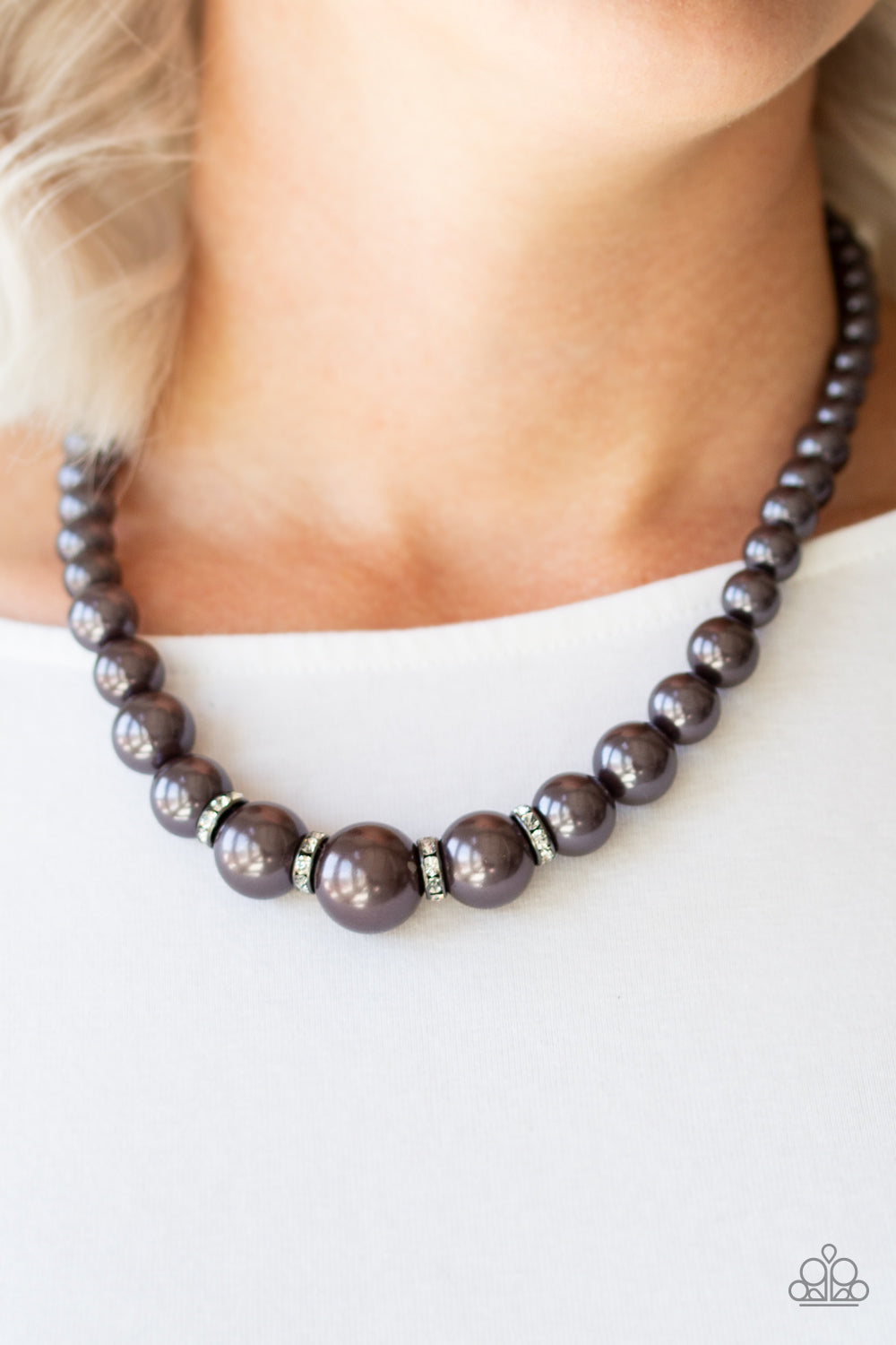 Party Pearls Black Paparazzi Necklace Jewelryblingthing