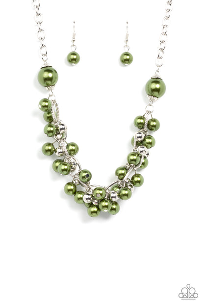 Party Crasher - green - Paparazzi necklace