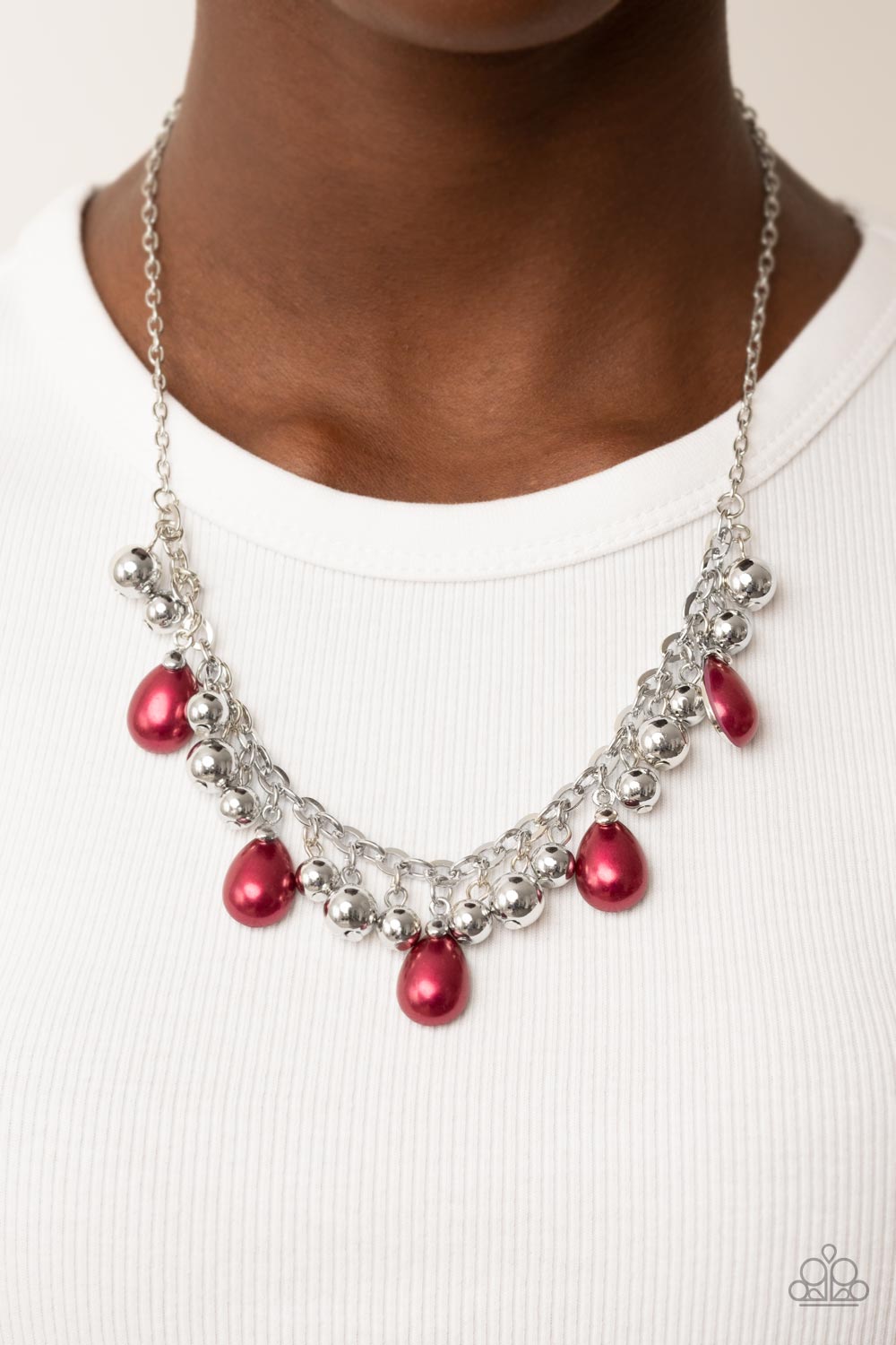 Party Favor - red - Paparazzi necklace