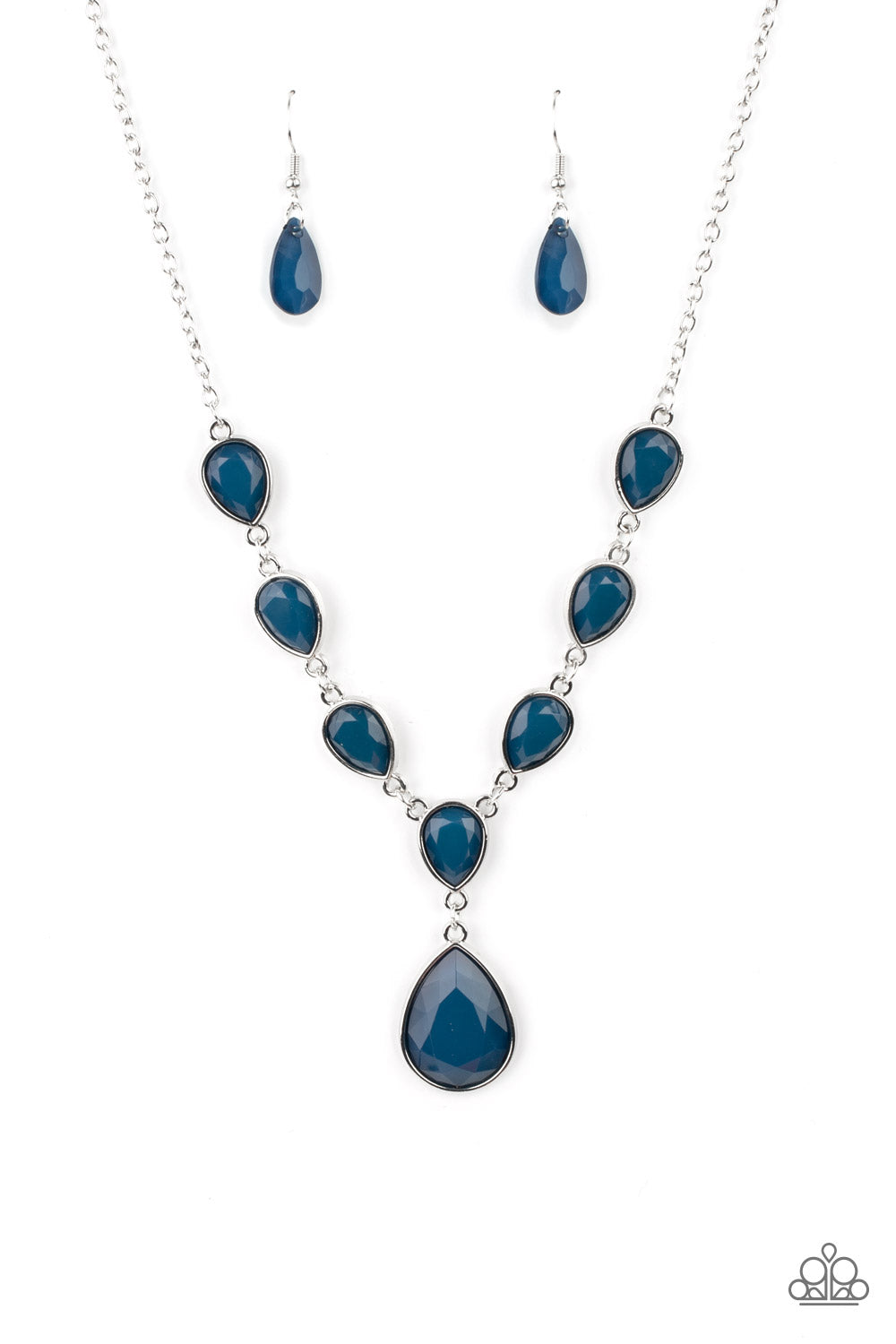 Party Paradise - blue - Paparazzi necklace