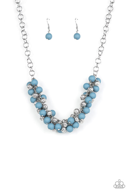 Party Procession - blue - Paparazzi necklace