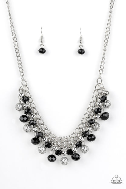 Party Spree - black - Paparazzi necklace