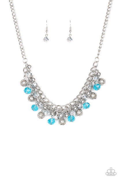 Party Spree - blue - Paparazzi necklace