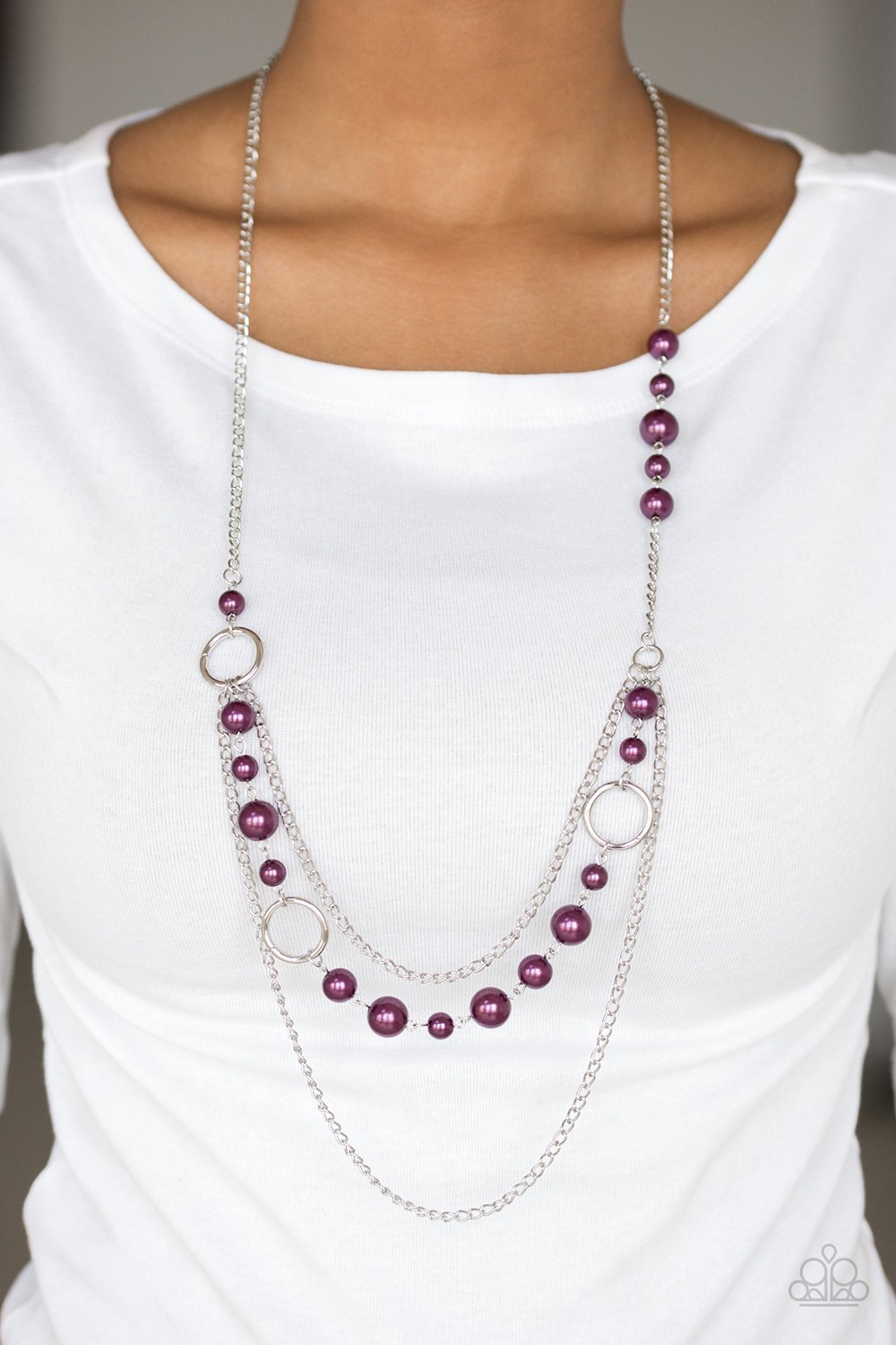 Party Dress Princess - Purple - Paparazzi necklace