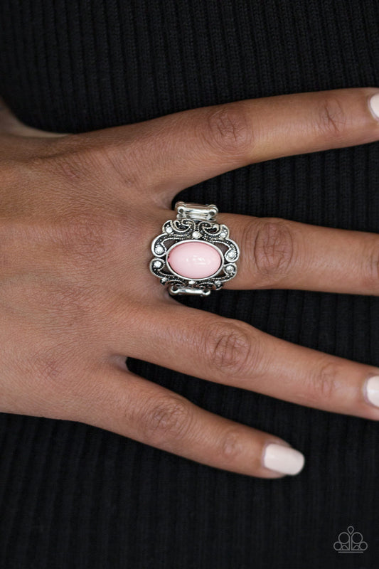 Pasadena Princess - pink - Paparazzi ring