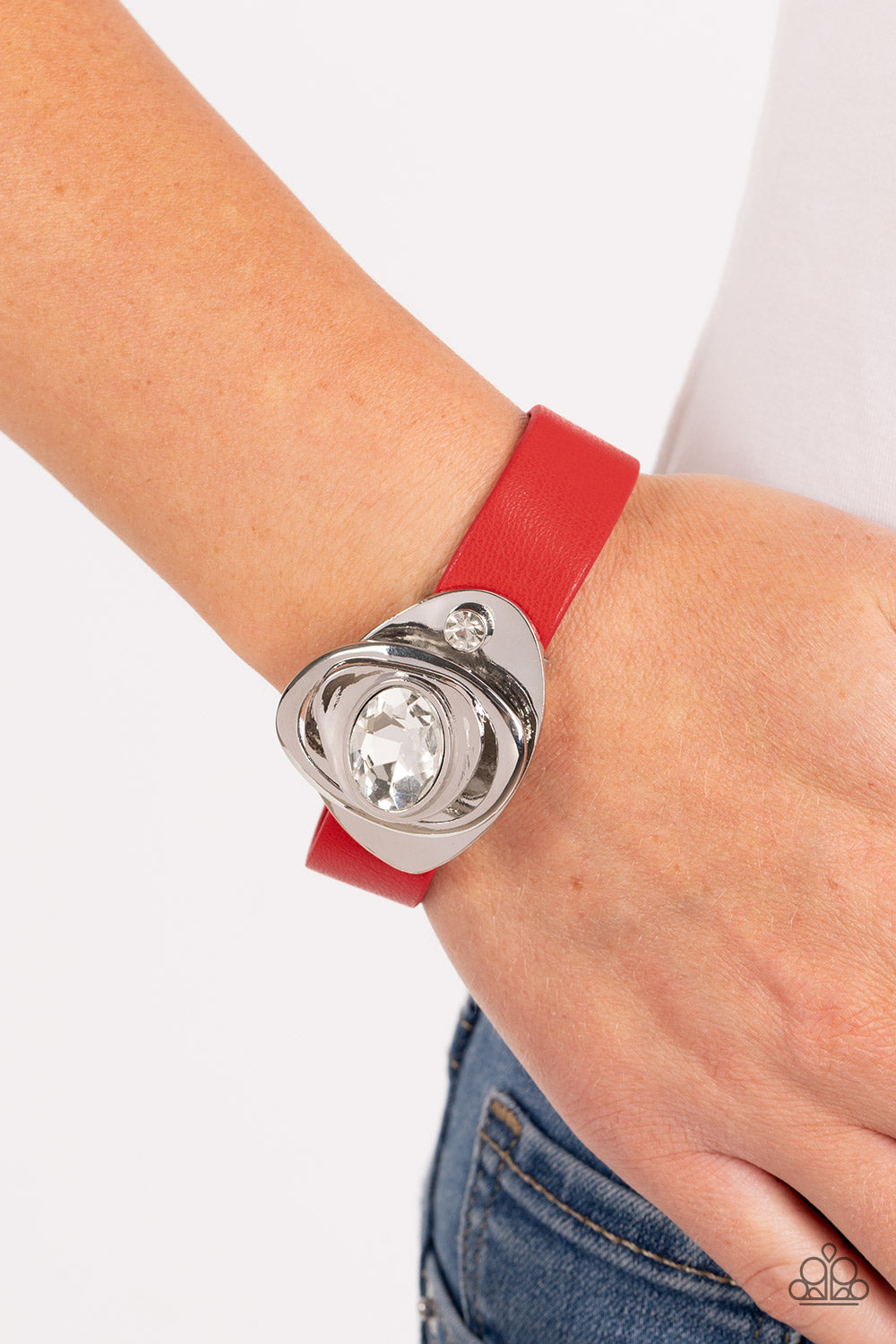 Pasadena Prairies - red - Paparazzi bracelet