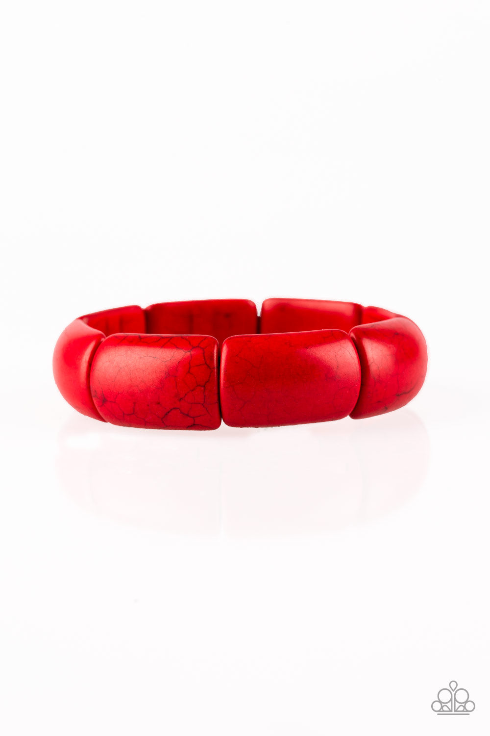 Peace Out - red - Paparazzi bracelet