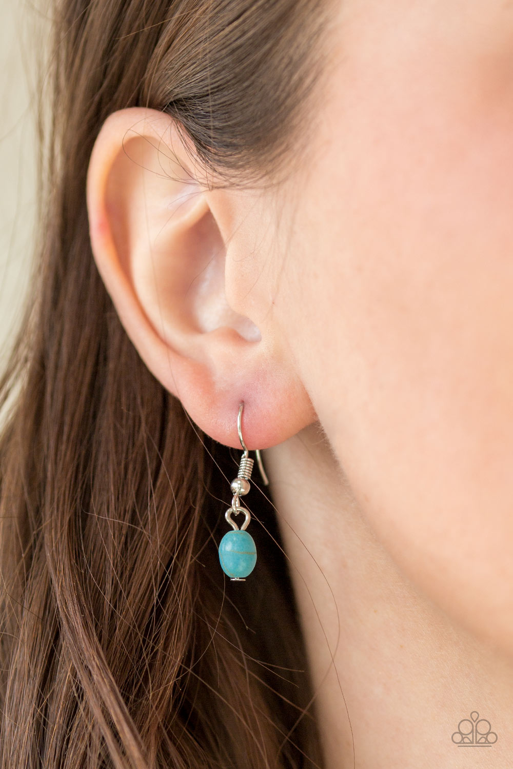 Peaceful Prairies - blue - Paparazzi necklace