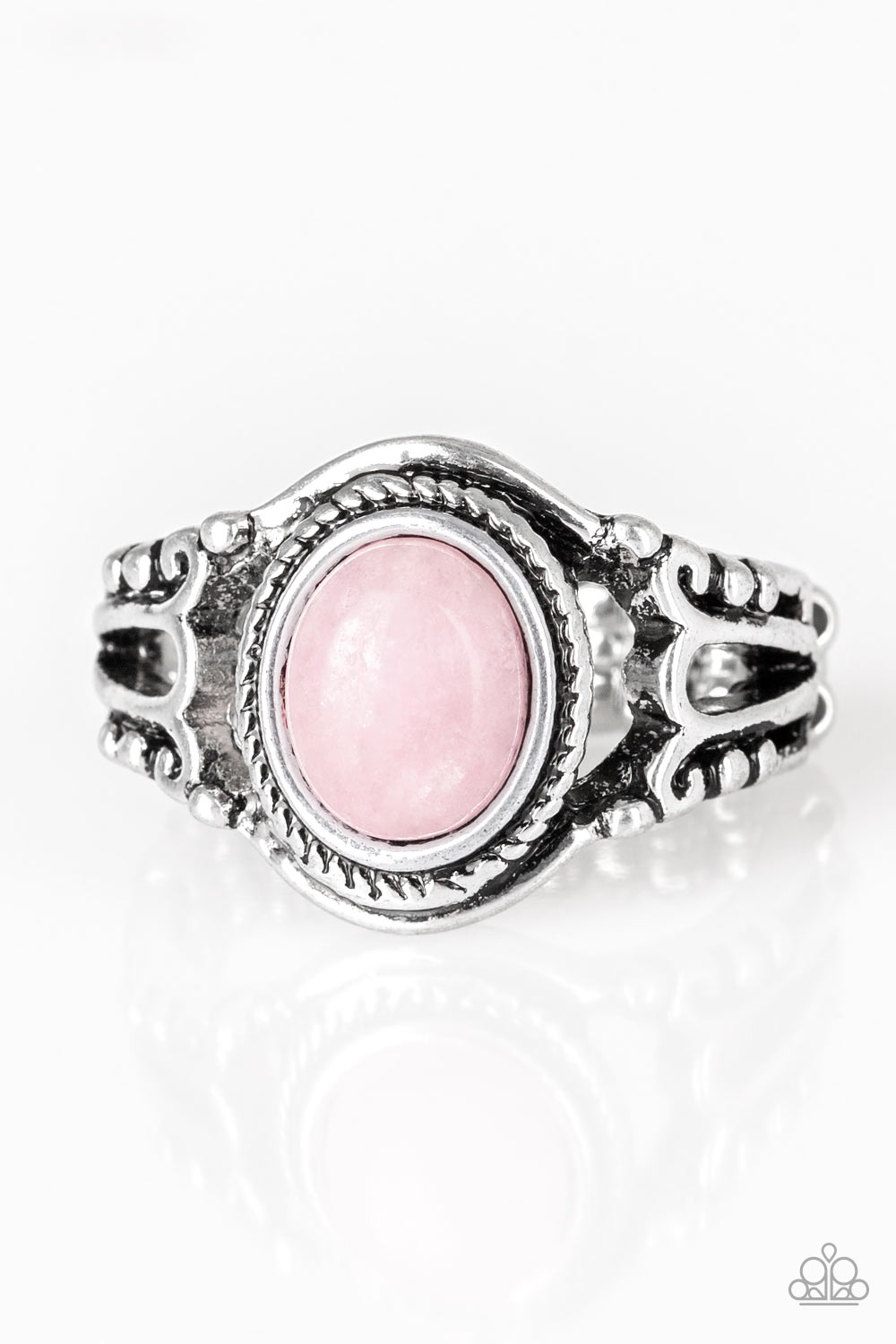 Peacefully Peaceful - pink - Paparazzi ring