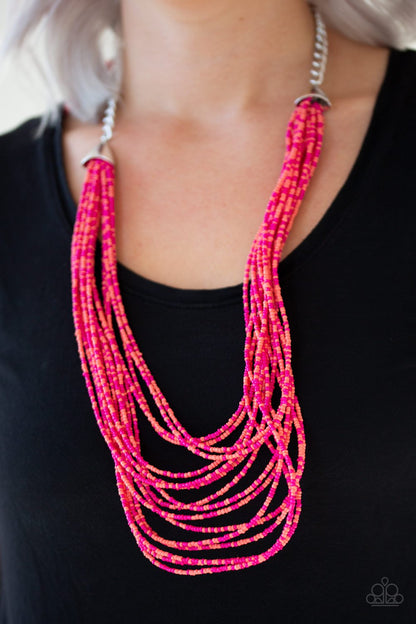 Peacefully Pacific - multi - Paparazzi necklace