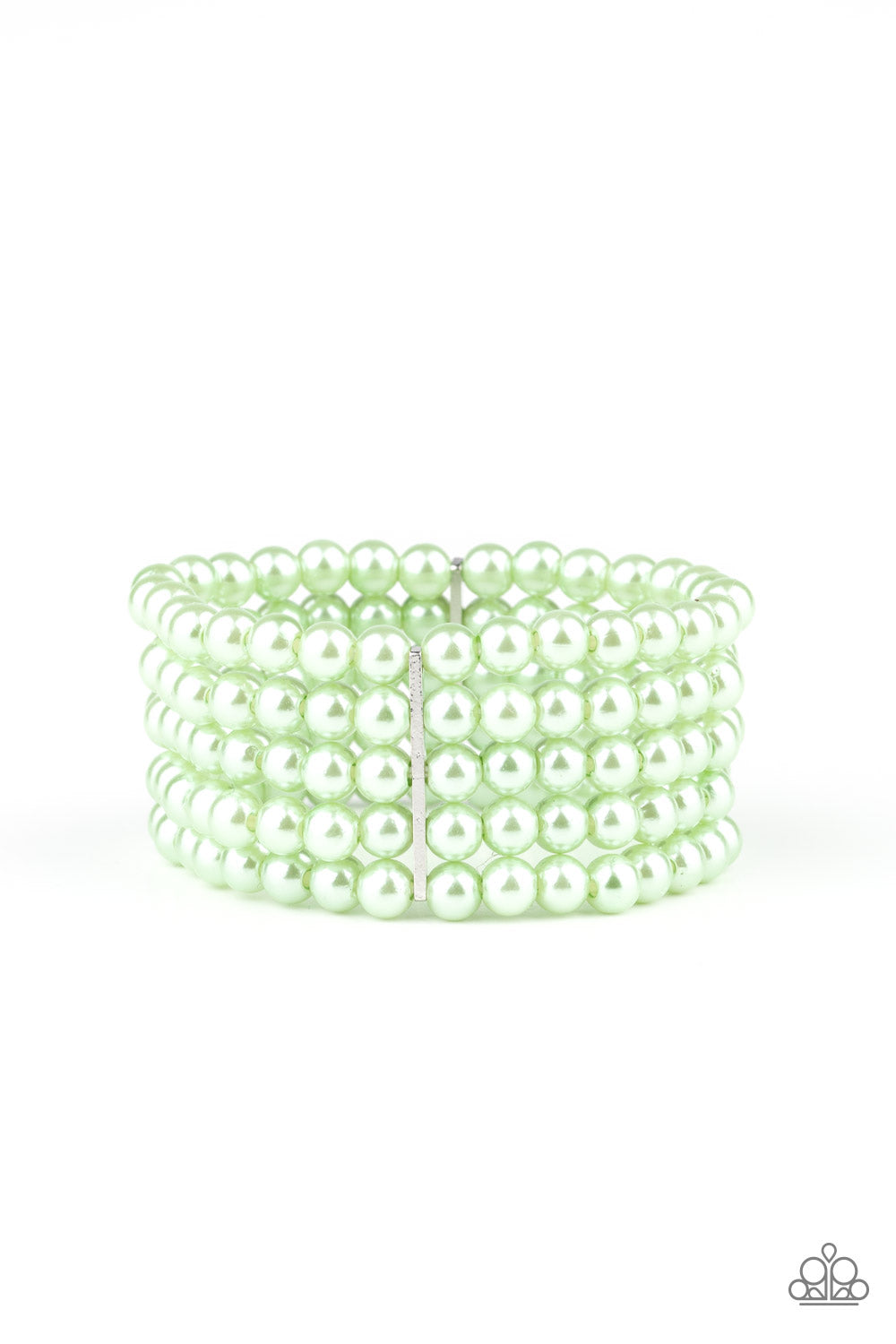 Pearl Bliss - green - Paparazzi bracelet