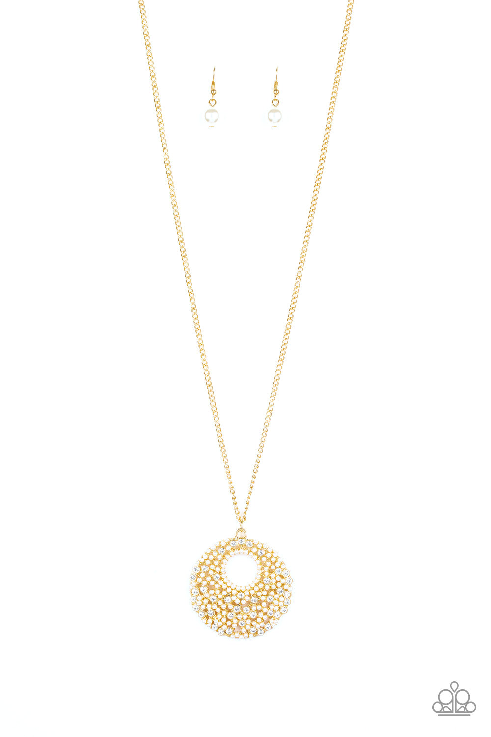 Pearl Panache - gold - Paparazzi necklace