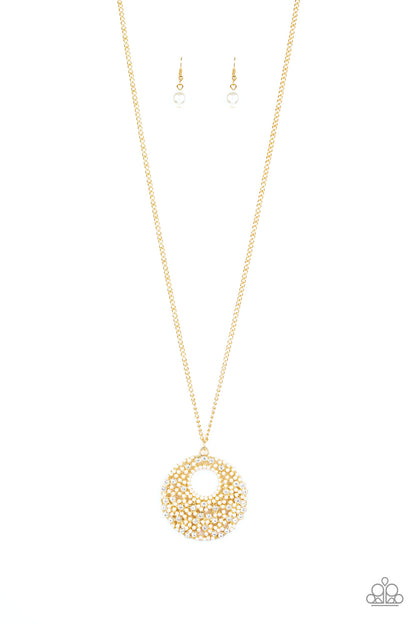 Pearl Panache - gold - Paparazzi necklace