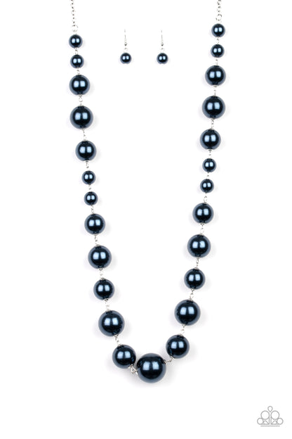 Pearl Prodigy - blue - Paparazzi necklace