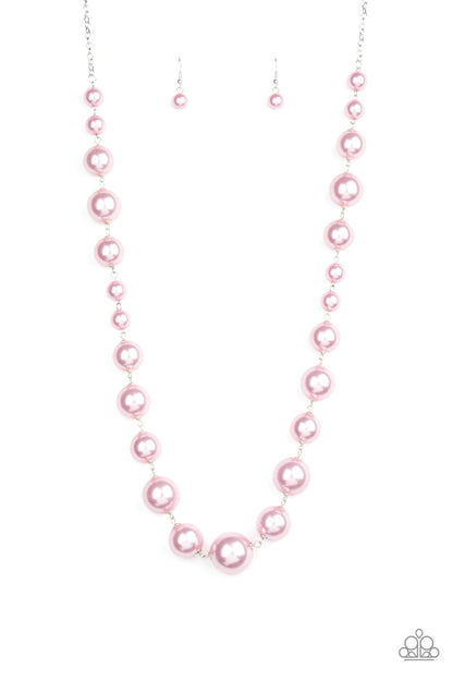 Pearl Prodigy - pink - Paparazzi necklace