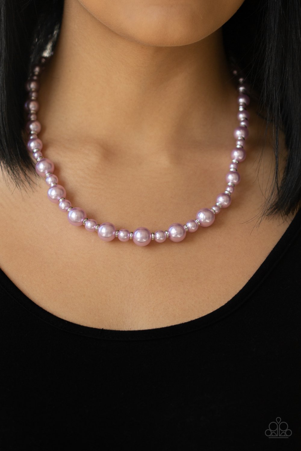 Pearl Heirloom - purple - Paparazzi necklace