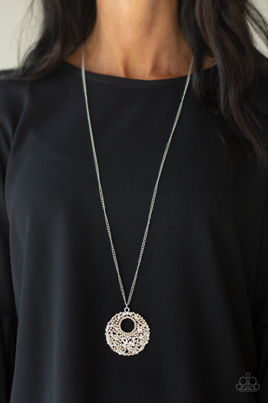 Pearl Panache-brown-Paparazzi necklace