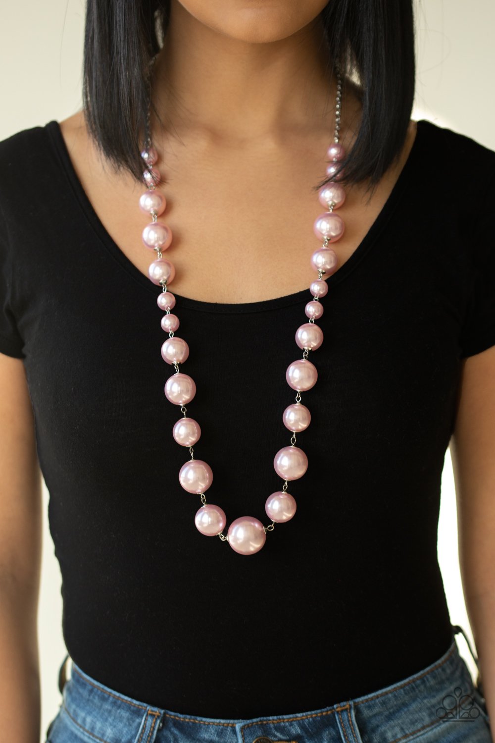 Pearl Prodigy-pink-Paparazzi necklace