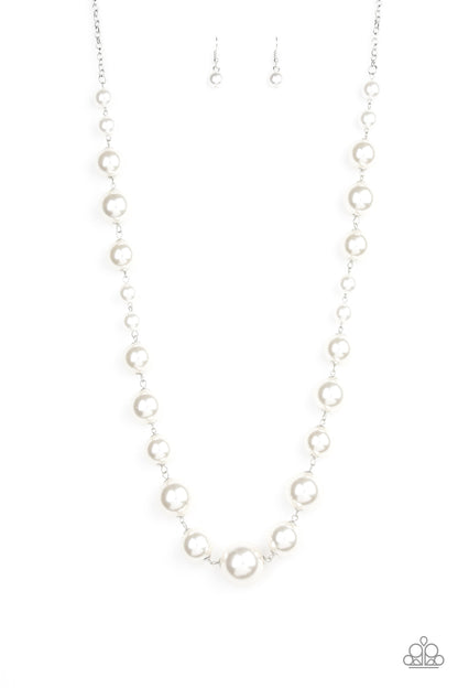 Pearl Prodigy - white - Paparazzi necklace