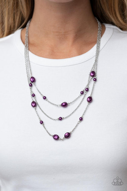 Pearlicious Pop - purple - Paparazzi necklace