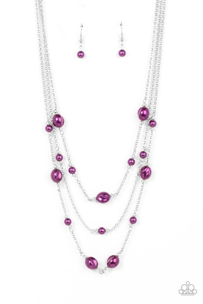 Pearlicious Pop - purple - Paparazzi necklace