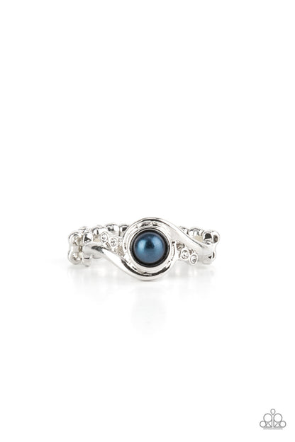 Pearly Pizzazz - blue - Paparazzi ring