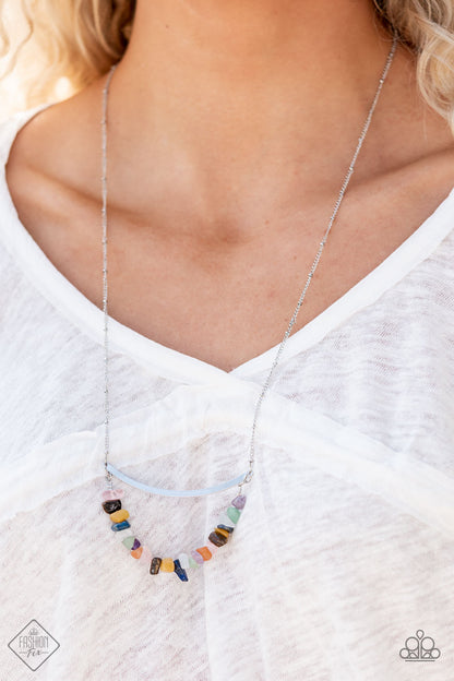 Pebble Prana - multi - Paparazzi necklace