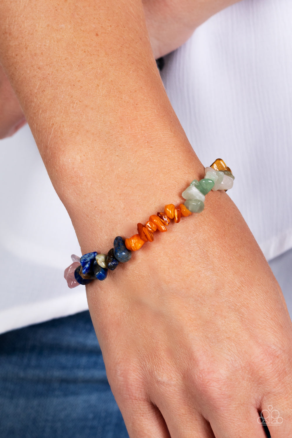 Pebbled Plains - multi - Paparazzi bracelet