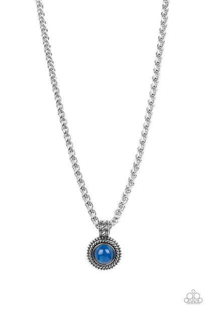 Pendant Dreams - blue - Paparazzi MENS necklace