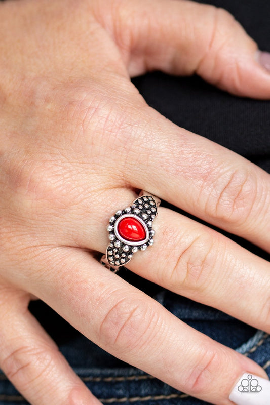 Pep Talk-red-Paparazzi ring