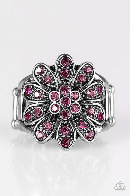 Peppy Perennial - Pink - Paparazzi ring