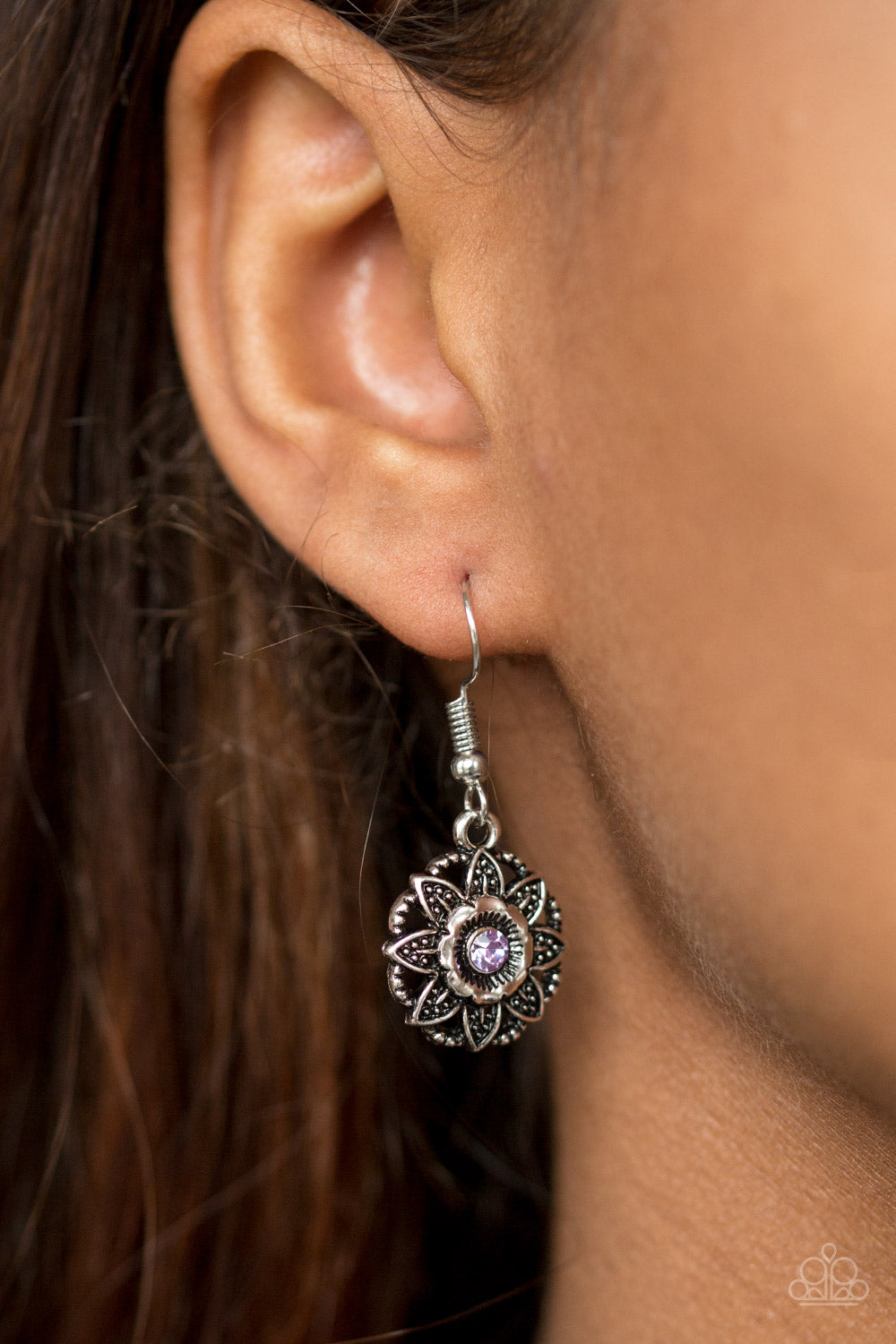 Perennial Party - purple - Paparazzi earrings