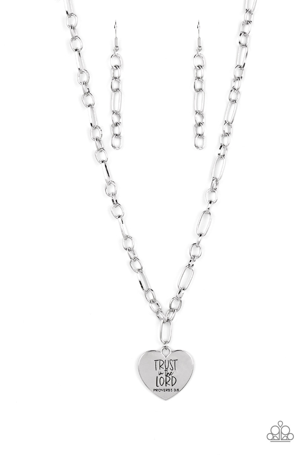 Perennial Proverbs - silver - Paparazzi necklace