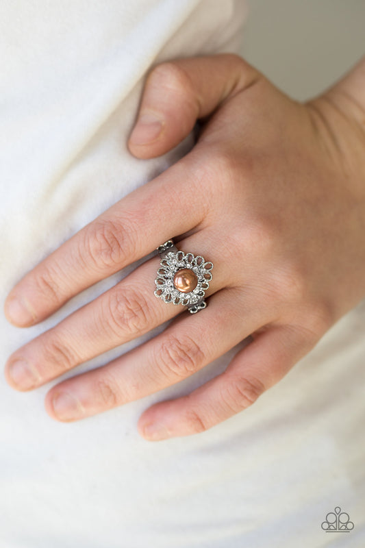 Perfect Perfectionist - brown - Paparazzi ring