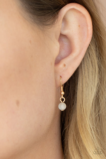 Perfect Prosperity - gold - Paparazzi LANYARD necklace